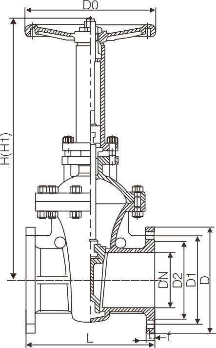 Carbon steel zero leakage gate valve(图1) Carbon steel zero leakage gate valve(图1)
