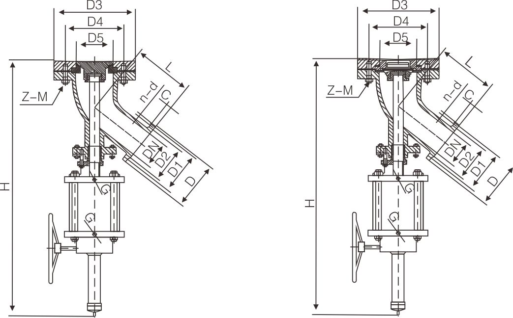 Up/Down expansion pneumatic discharge valve(图1) Up/Down expansion pneumatic discharge valve(图1)